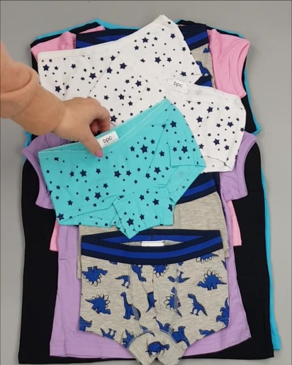 Фотография  514 - Нижнее белье Bon Prix дети#50 шт, ЛОТ №3242 оптом в Сочи и Краснодарском крае