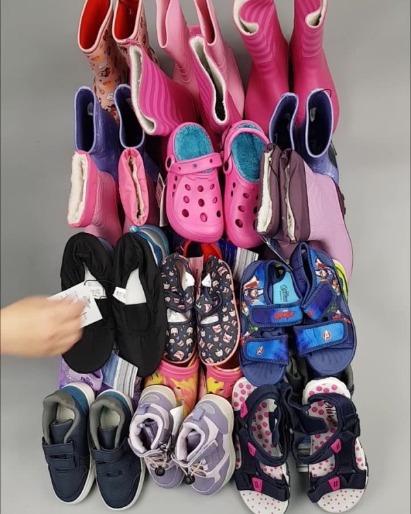 Фотография  594 - Обувь ALDI дети лето#10 кг, ЛОТ №4454 оптом в Сочи и Краснодарском крае