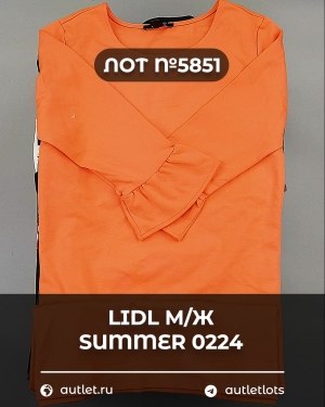 Купить LIDL Summer м/ж 022024#14 кг, ЛОТ №5851 оптом в Сочи и Краснодарском крае