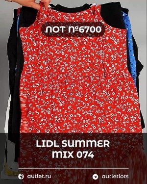 Купить LIDL Summer mix 074#15 кг, ЛОТ №6700 оптом в Сочи и Краснодарском крае