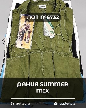 Купить ДАНИЯ Summer mix 24#15 кг, ЛОТ №6732 оптом в Сочи и Краснодарском крае
