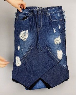 Фотография  718 - Cream Джинсы женские#25 кг оптом в Сочи и Краснодарском крае