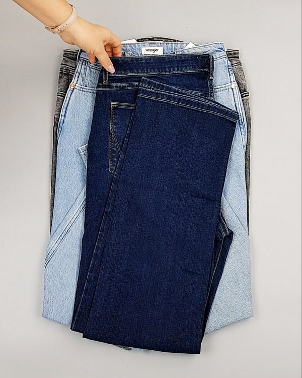 Фотография  328 - Джинсы WRANGLER м/ж#8,1 кг, ЛОТ №7011 оптом в Сочи и Краснодарском крае