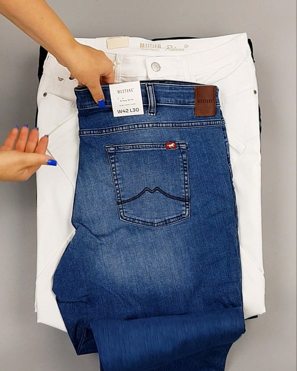 Фотография  351 - Джинсы MUSTANG м/ж#5 кг, ЛОТ №6961 оптом в Сочи и Краснодарском крае