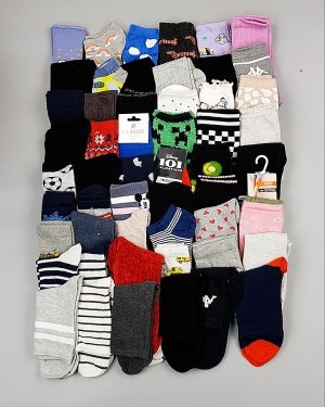 Купить Носки дети СТОК зима#5 кг, ЛОТ №6989 оптом в Сочи и Краснодарском крае