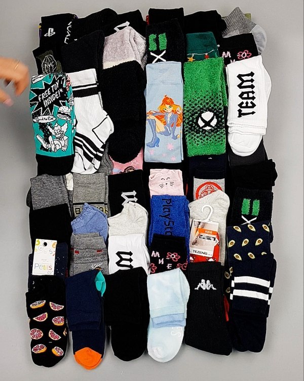 Фотография  746 - Носки дети СТОК зима#5 кг, ЛОТ №6988 оптом в Сочи и Краснодарском крае