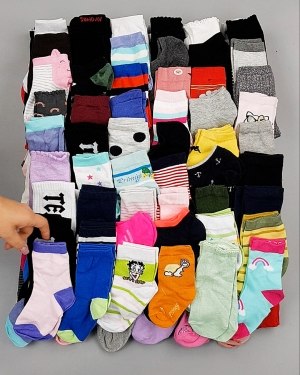 Фотография  601 - Носки дети СТОК лето#5 кг, ЛОТ №6993 оптом в Сочи и Краснодарском крае