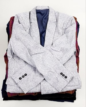 Купить Пиджаки муж AMAZON 015#7,8 кг, ЛОТ №7774 оптом в Сочи и Краснодарском крае