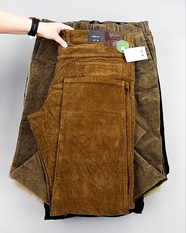 Фотография  845 - Брюки вельветовые м/ж C&A 025#10 кг, ЛОТ №8031 оптом в Сочи и Краснодарском крае