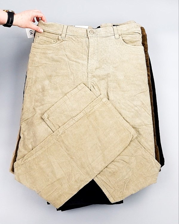 Фотография  848 - Брюки вельветовые м/ж C&A 025#10 кг, ЛОТ №8031 оптом в Сочи и Краснодарском крае