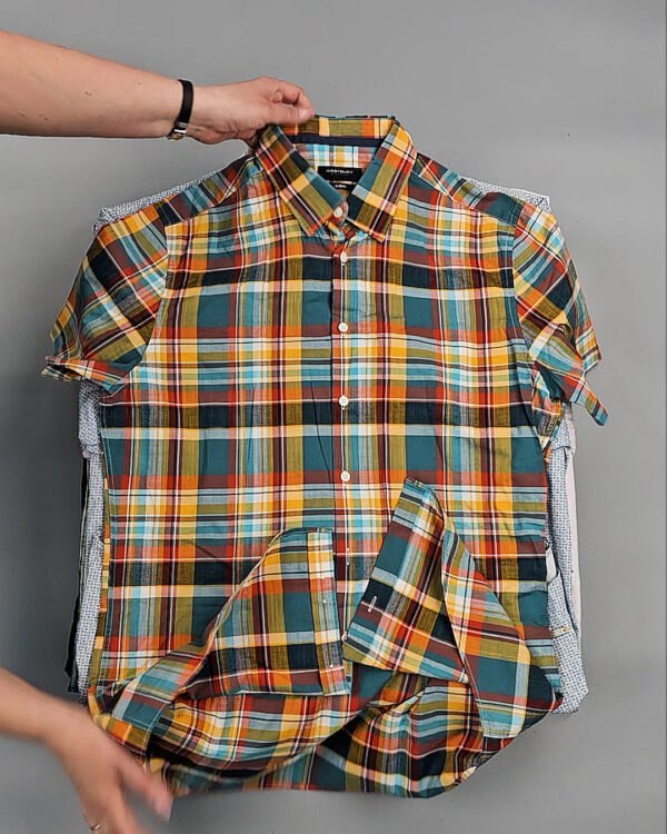 Фотография  637 - Рубашки к/р#25 кг, ЛОТ № ВК0095 оптом в Сочи и Краснодарском крае