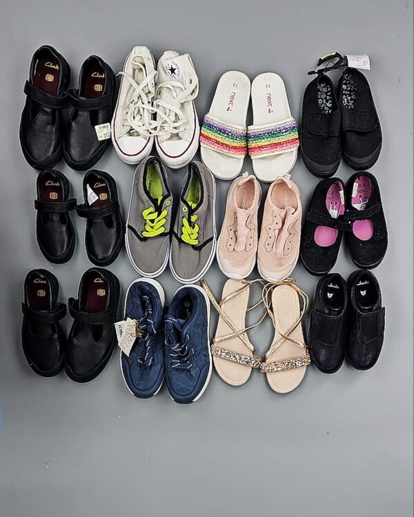 Фотография  609 - Обувь лето дети крем+экстра (SHOES Summer kids Cream+Extra)#15 кг, ЛОТ № ВК0119 оптом в Сочи и Краснодарском крае