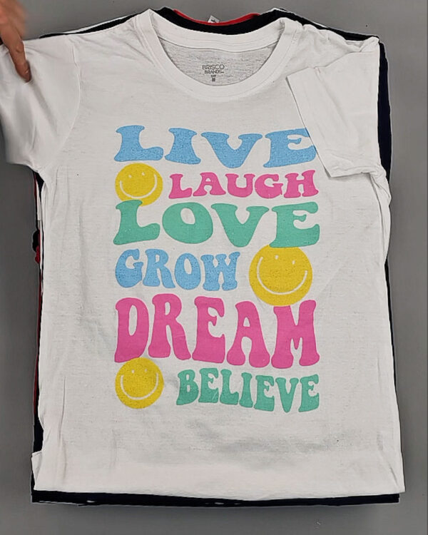 Фотография  326 - Футболки м/ж (Printed T-Shirts New)#5 кг, ЛОТ №8913 оптом в Сочи и Краснодарском крае